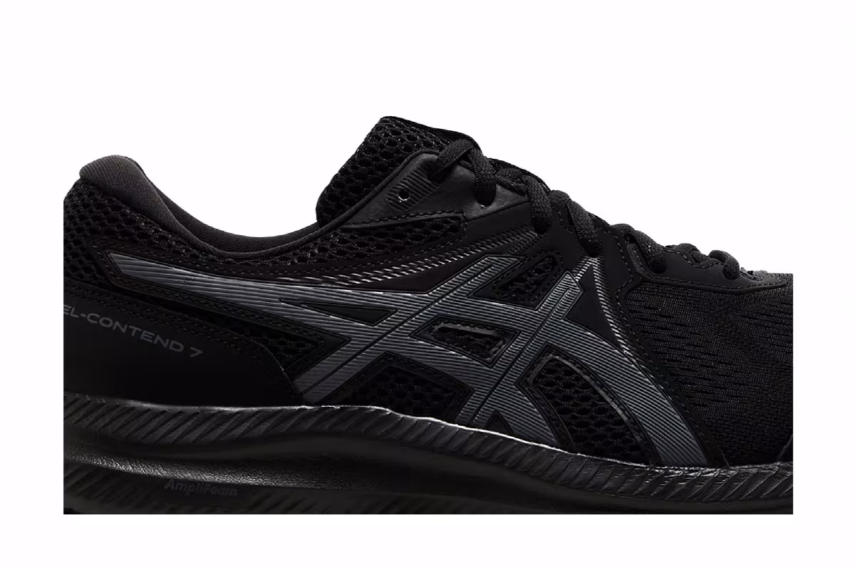 Asics Gel Contend 7 4E Wide Black Carrier Grey, view 3