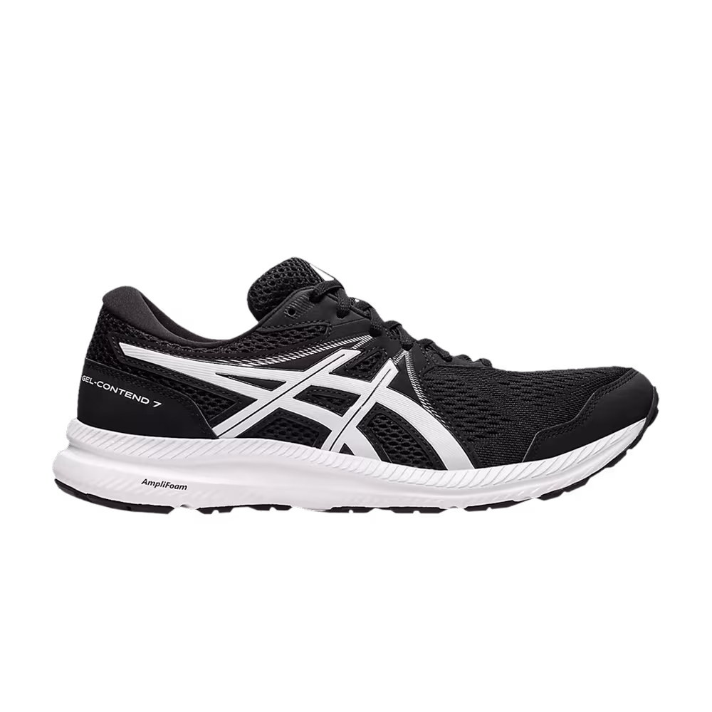 Asics Gel Contend 7 4E Wide Black White