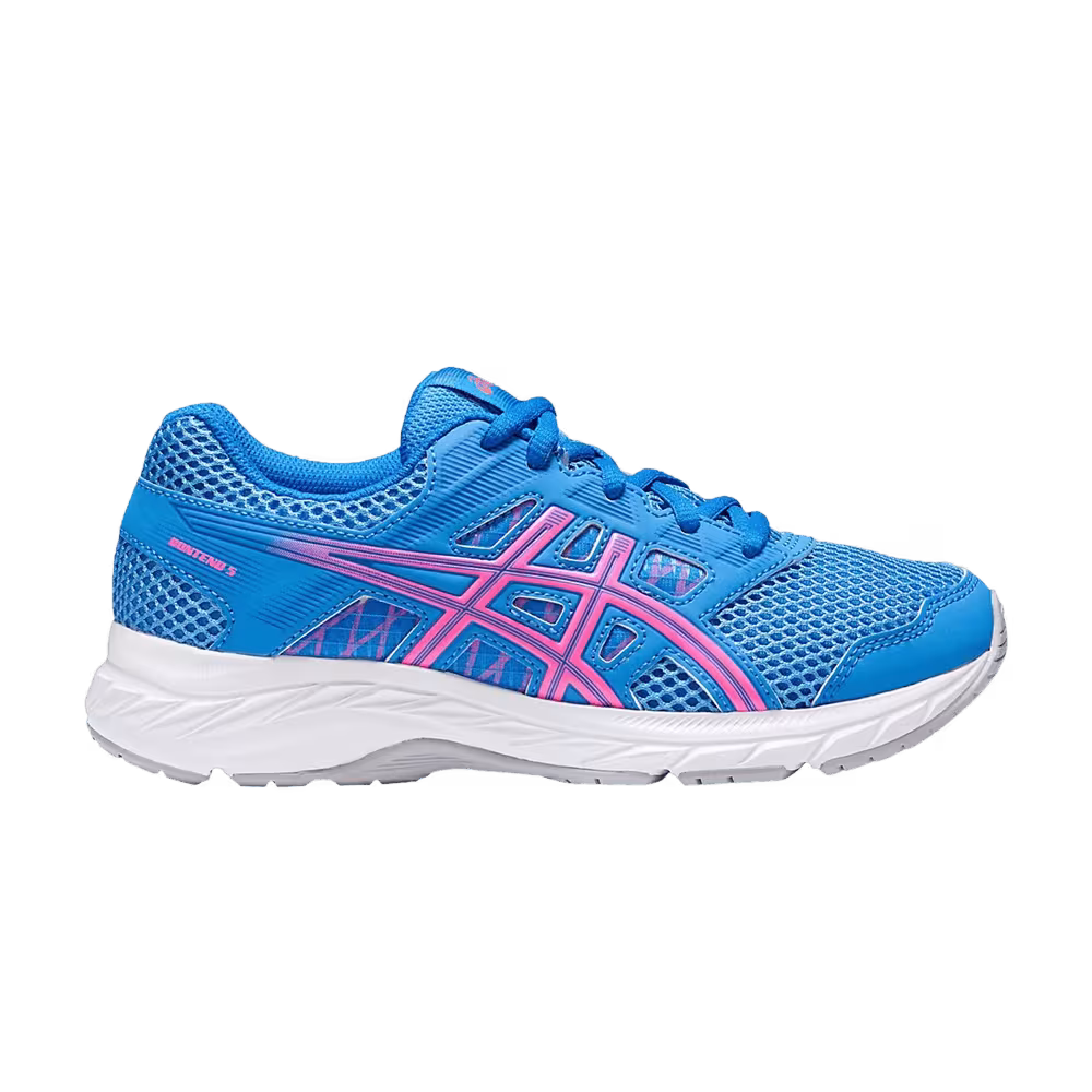 Asics Contend 5 GS Blue Coast Hot Pink