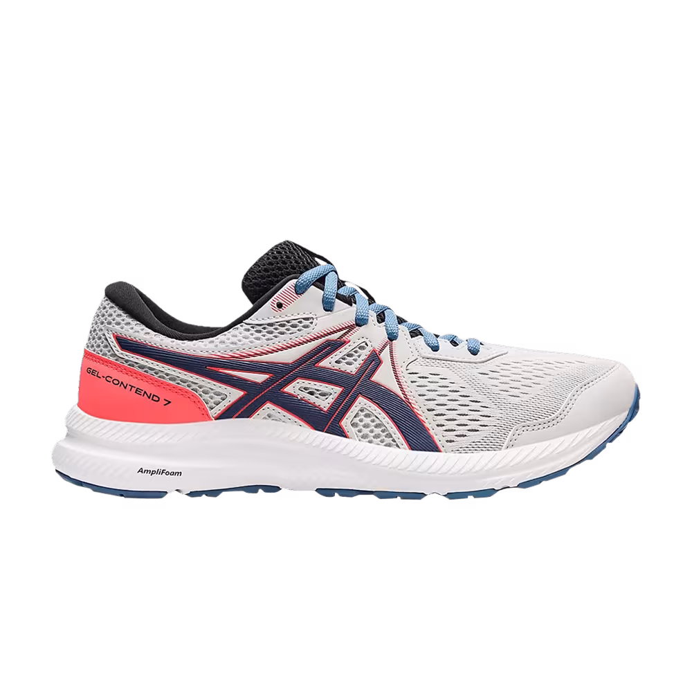 Asics Gel Contend 7 4E Wide Glacier Grey Thunder Blue