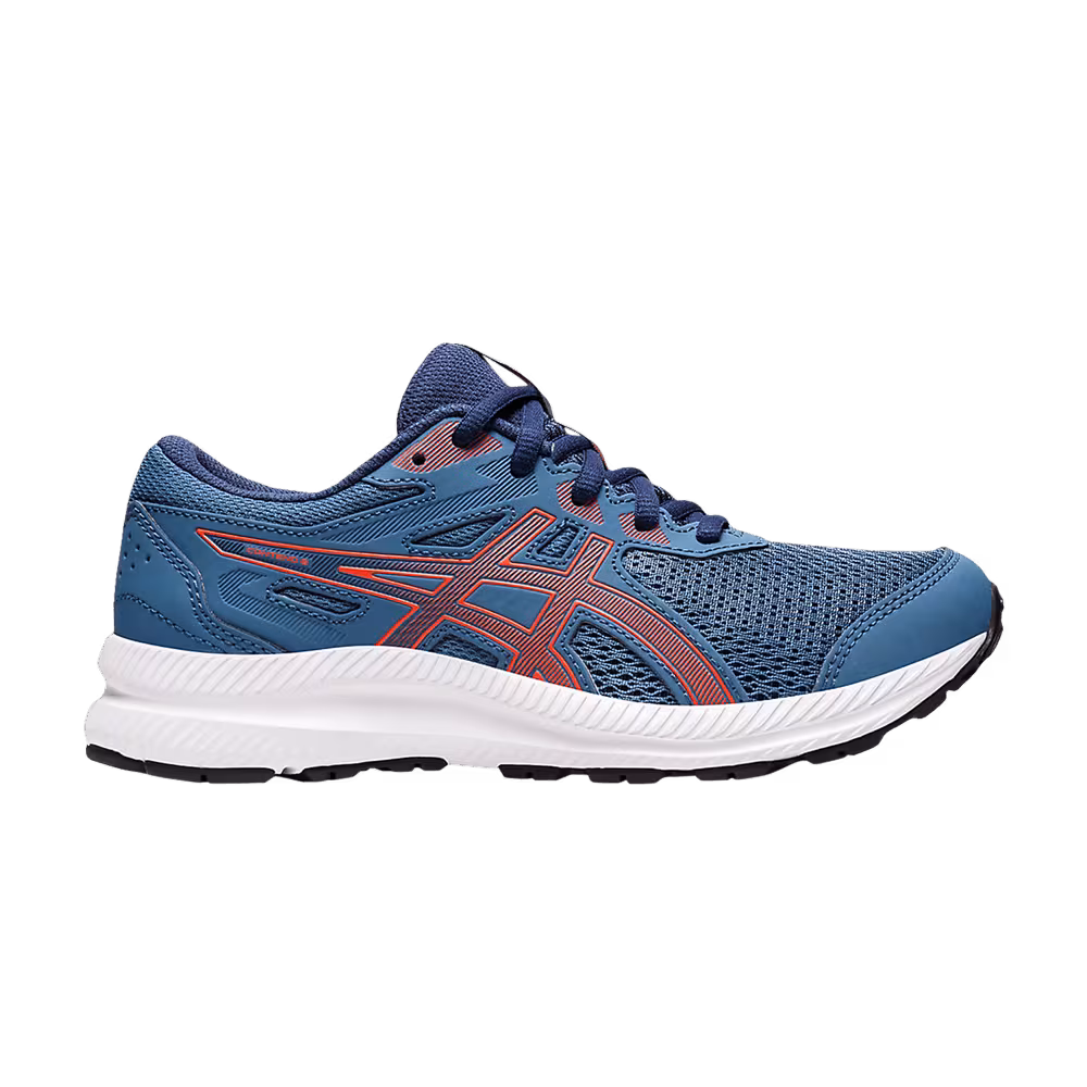 Asics Contend 8 GS Azure Cherry Tomato