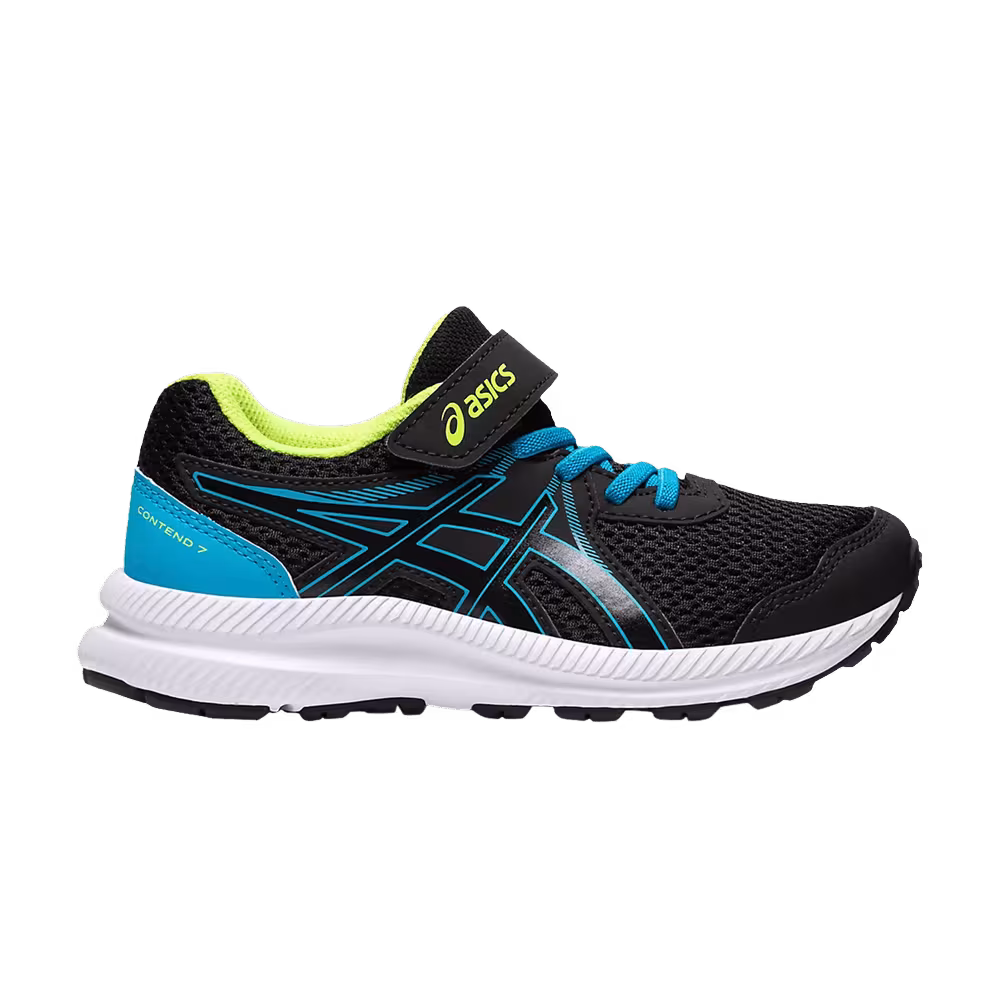 Asics Contend 7 PS Black Digital Aqua