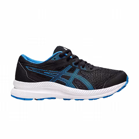 Asics Contend 8 GS 'Black Electric Blue'