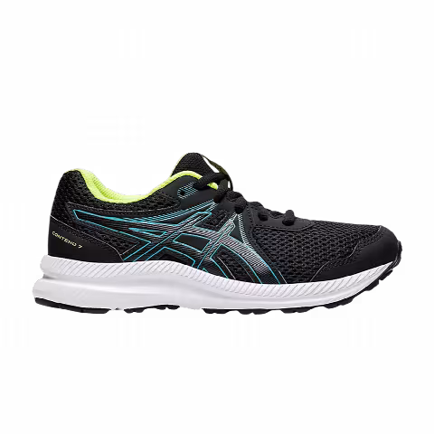 Asics Contend 7 GS 'Black Digital Aqua'