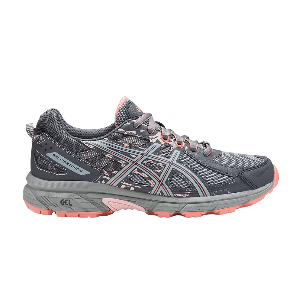 Asics Women's Gel Venture 6 Carbon Seashell Pink