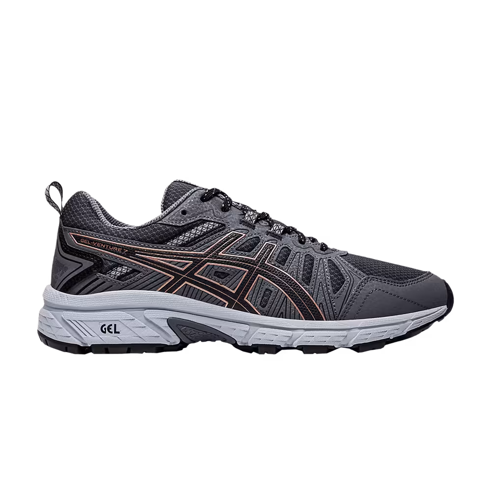 Asics Women's Gel Venture 7 Graphite Grey Rose Gold