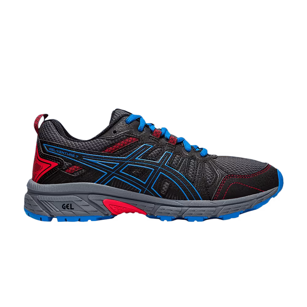 Asics Gel Venture 7 GS Black Directoire Blue