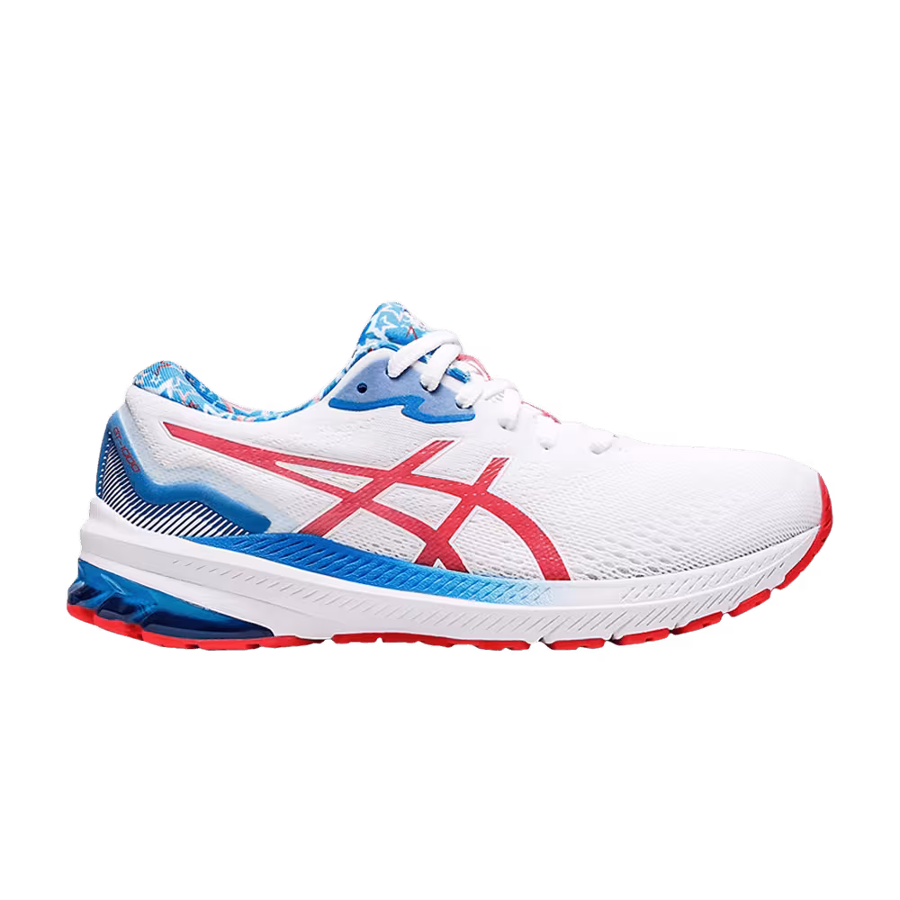 Asics Women's GT 1000 11 White Electric Red