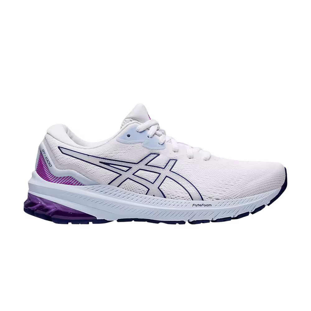 Asics Women's GT 1000 11 Wide White Dive Blue