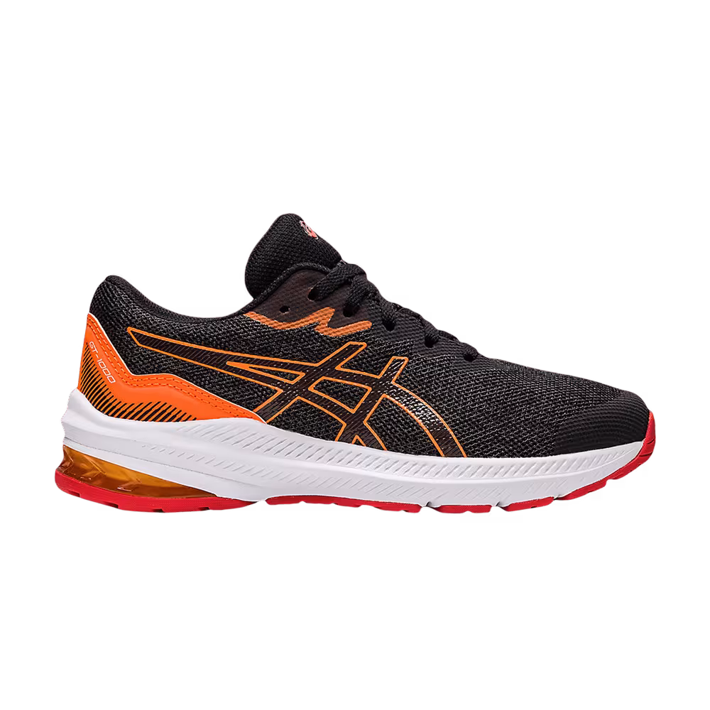 Asics GT 1000 11 GS Graphite Grey Fiery Red