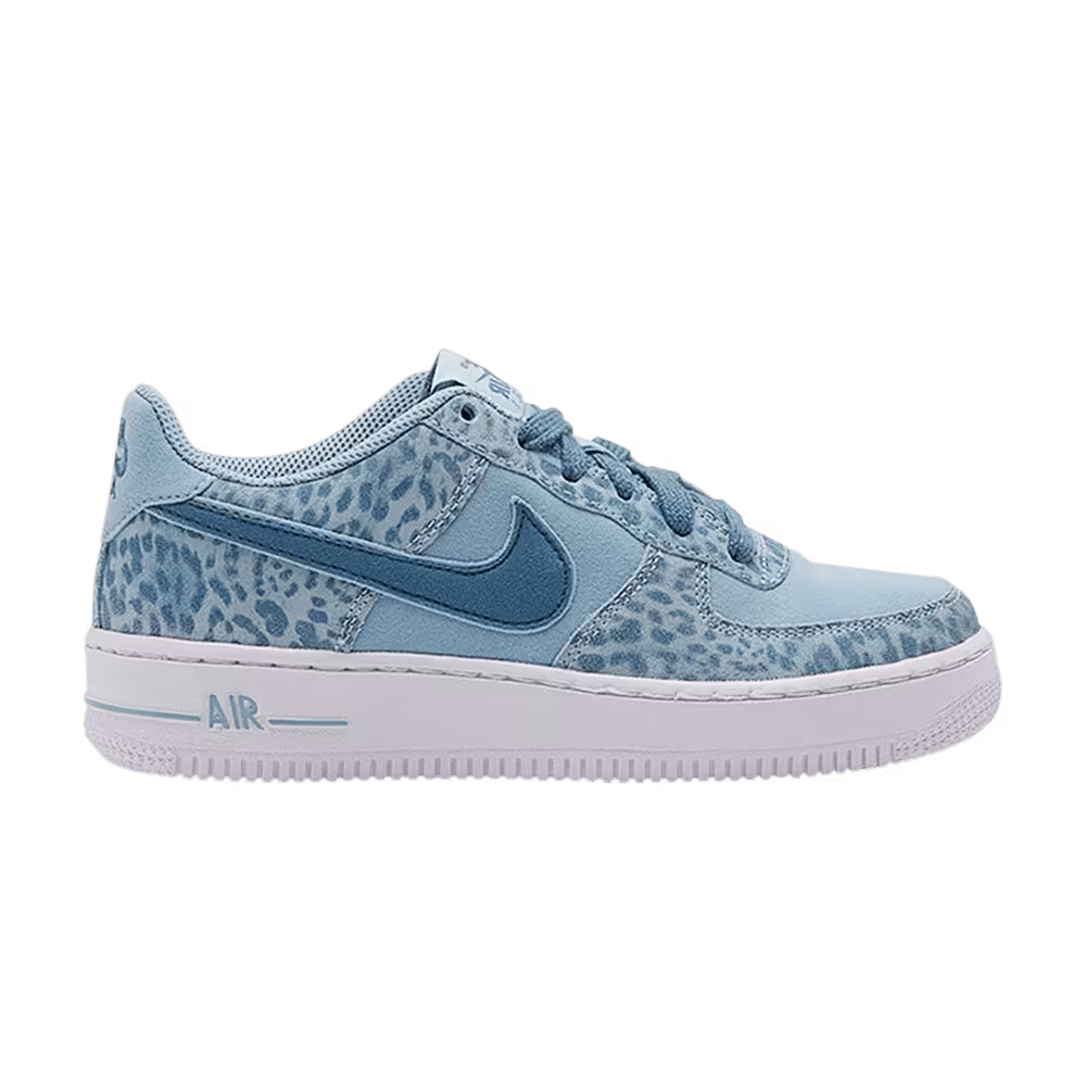 Nike Air Force 1 LV8 GS Blue Leopard
