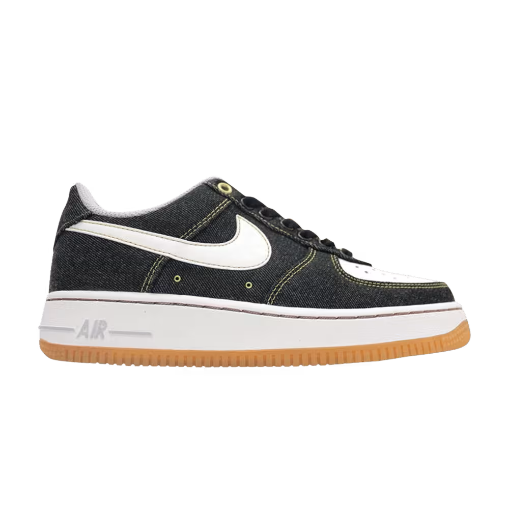 Nike Air Force 1 GS Black Denim