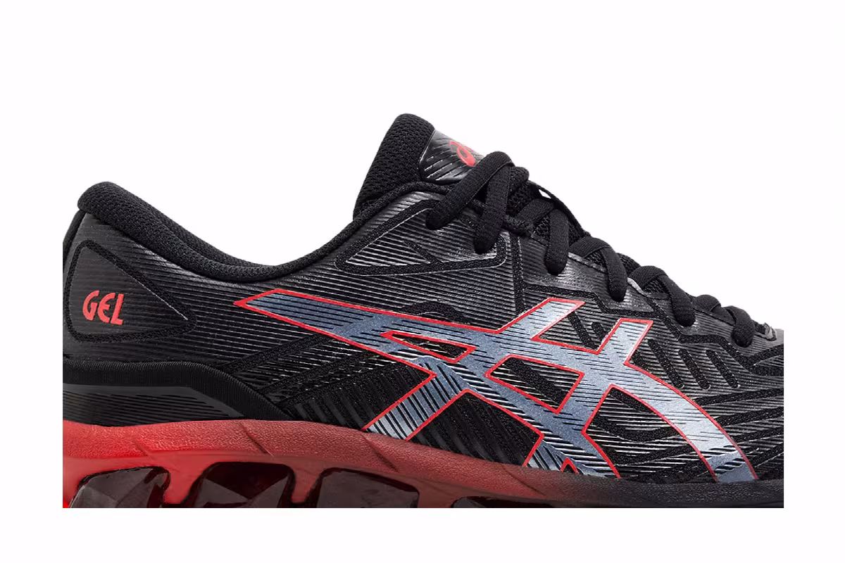 Asics Gel Quantum 360 7 Black Red Alert, view 3
