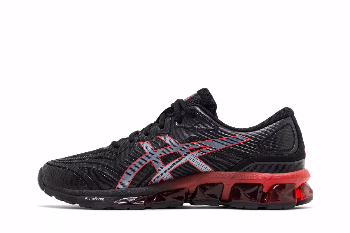 Asics Gel Quantum 360 7 Black Red Alert, view 4
