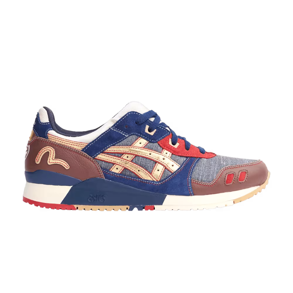 Evisu x ASICS Gel Lyte 3 Metallic Gold