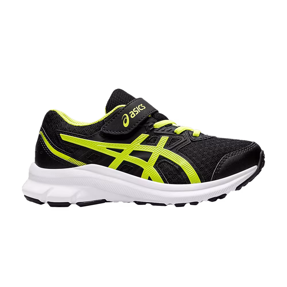 Asics Jolt 3 PS Black Hazard Green