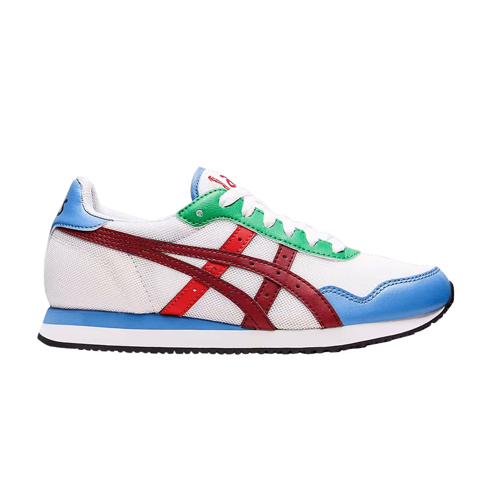 ASICS Women's Tiger Runner White Burgundy