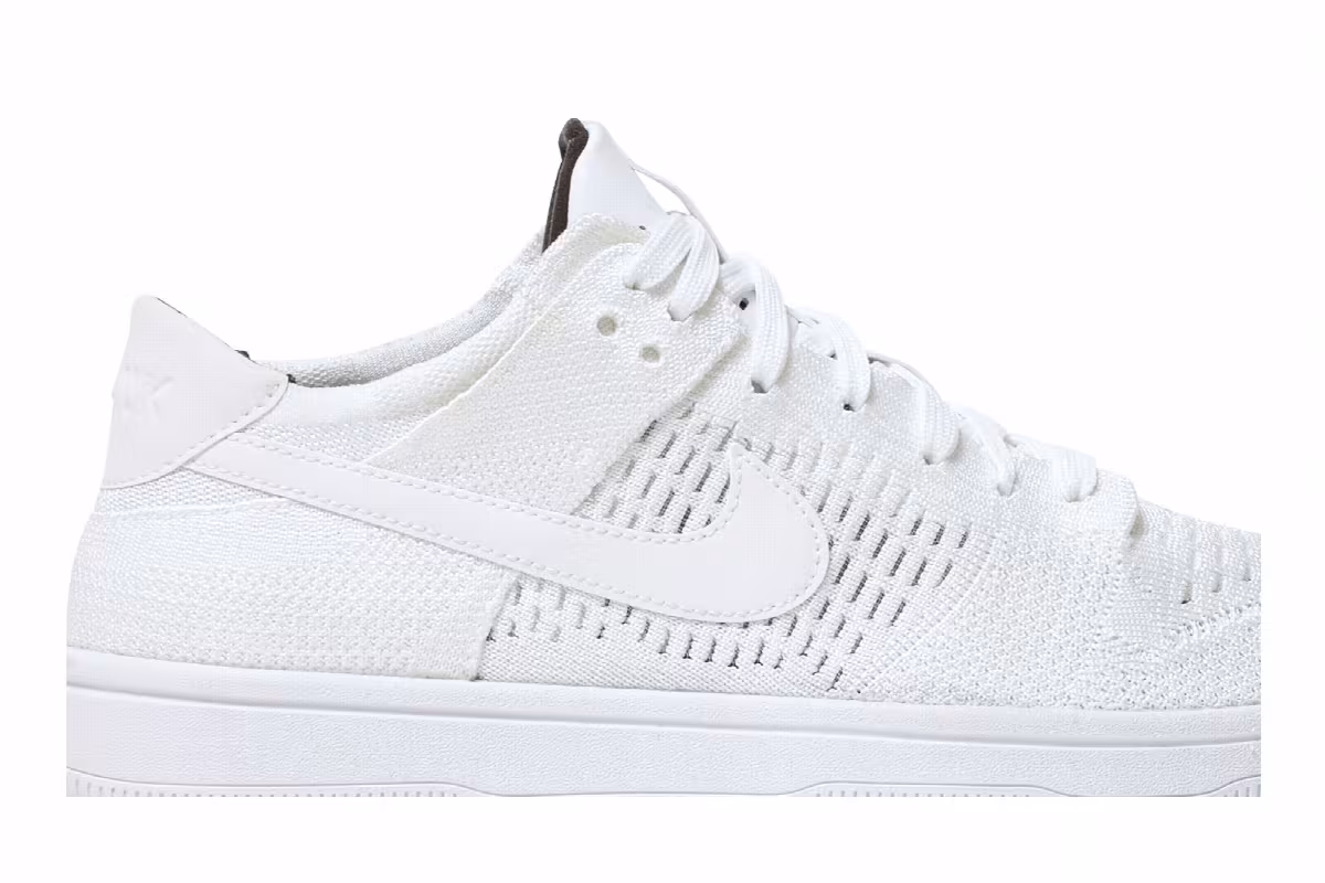 Nike Dunk Low Flyknit White, view 3