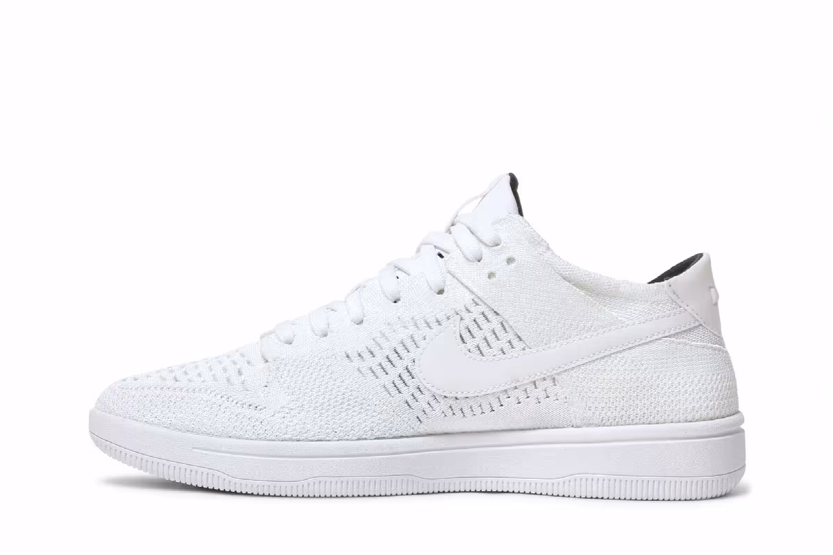 Nike Dunk Low Flyknit White, view 4
