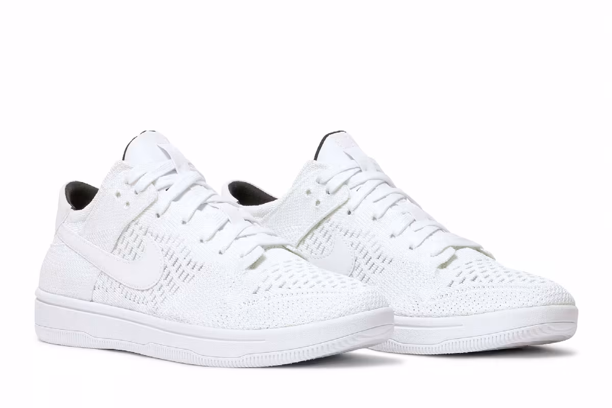 Nike Dunk Low Flyknit White, view 9