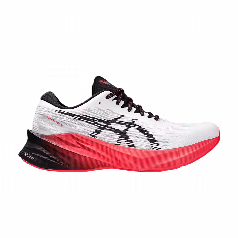 Asics Novablast 3 Wide 'White Black Electric Red'