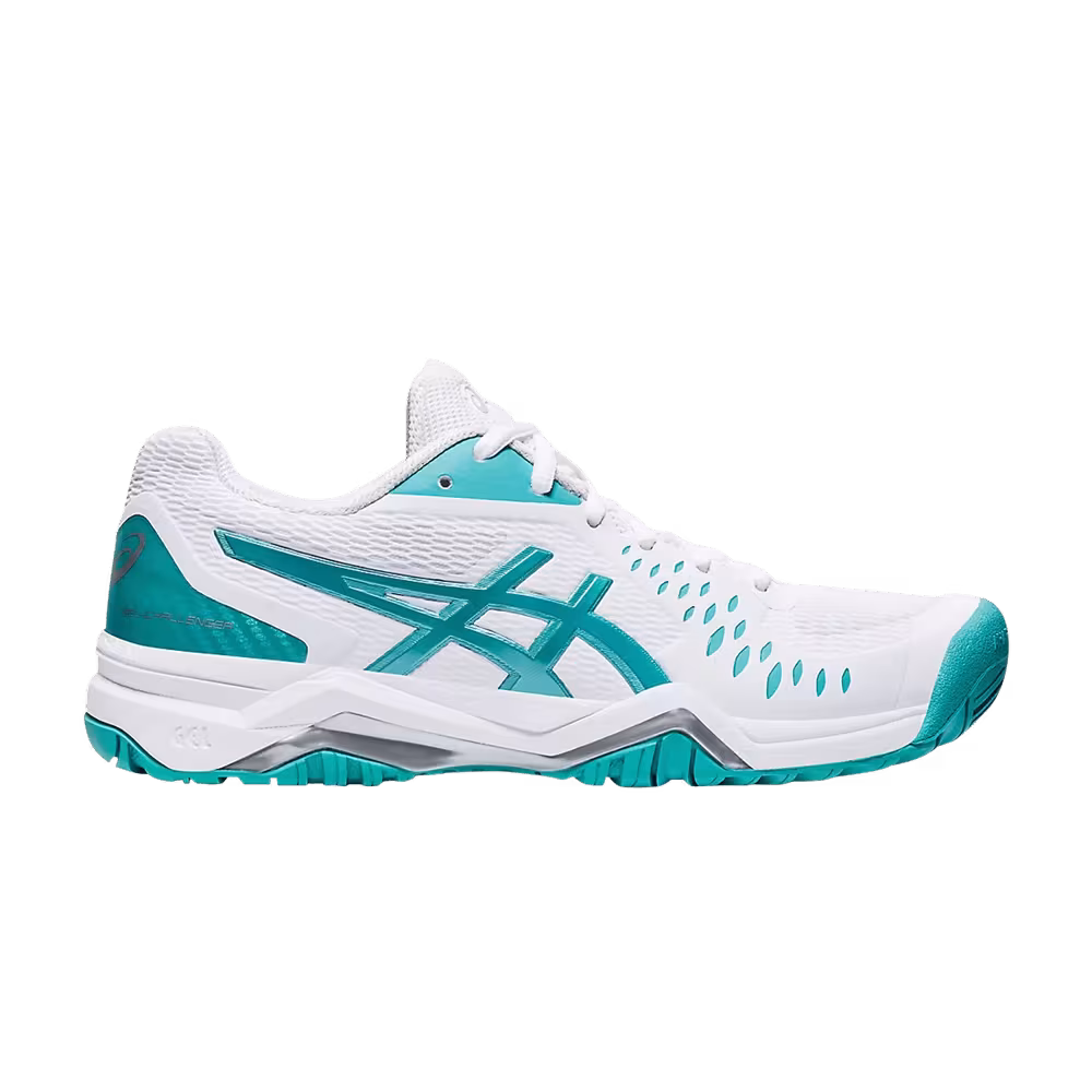 Asics Women's Gel Challenger 12 White Techno Cyan