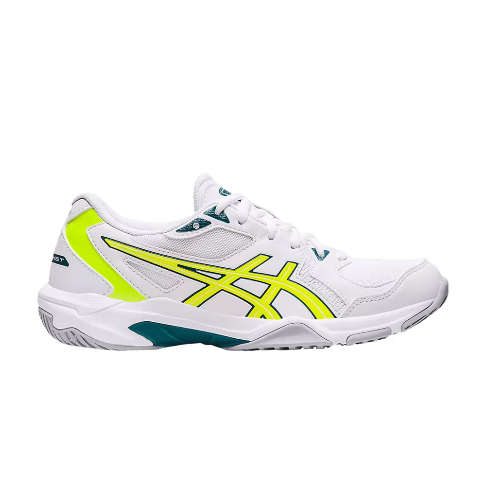Asics Women's Gel Rocket 10 White Safety Yellow