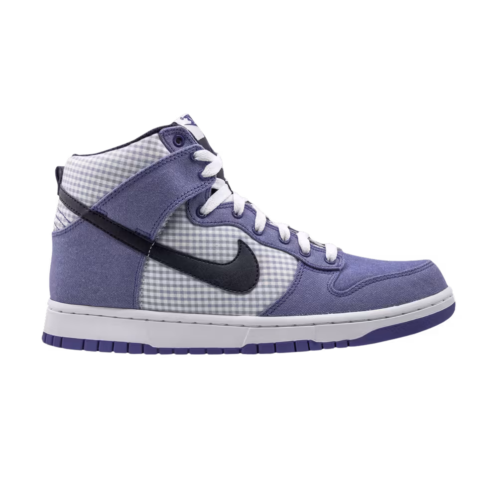Nike Dunk High Gingham Pack - Lyon Blue