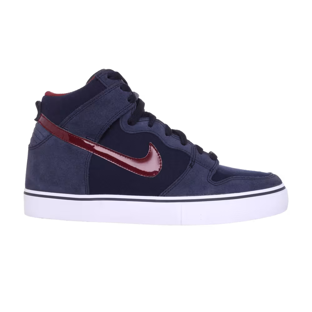 Nike Dunk High LR Obsidian Team Red