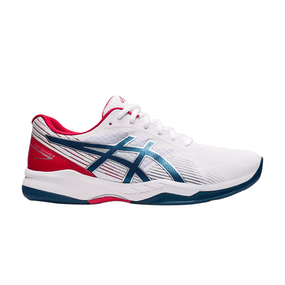 Asics Gel Game 8 White Mako Blue