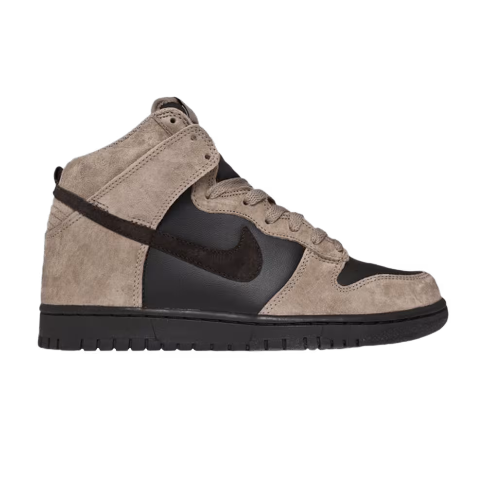 Nike Dunk High Khaki Velvet Brown