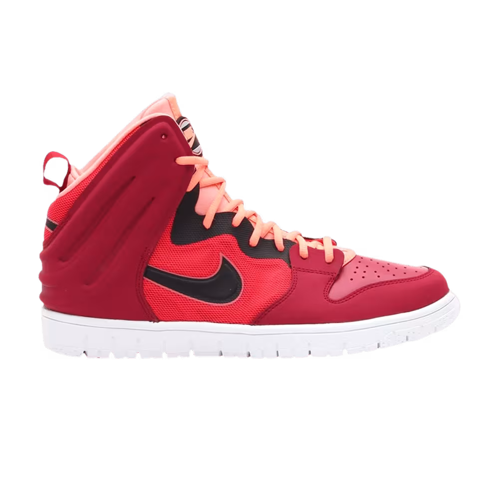 Nike Dunk High Free Noble Red