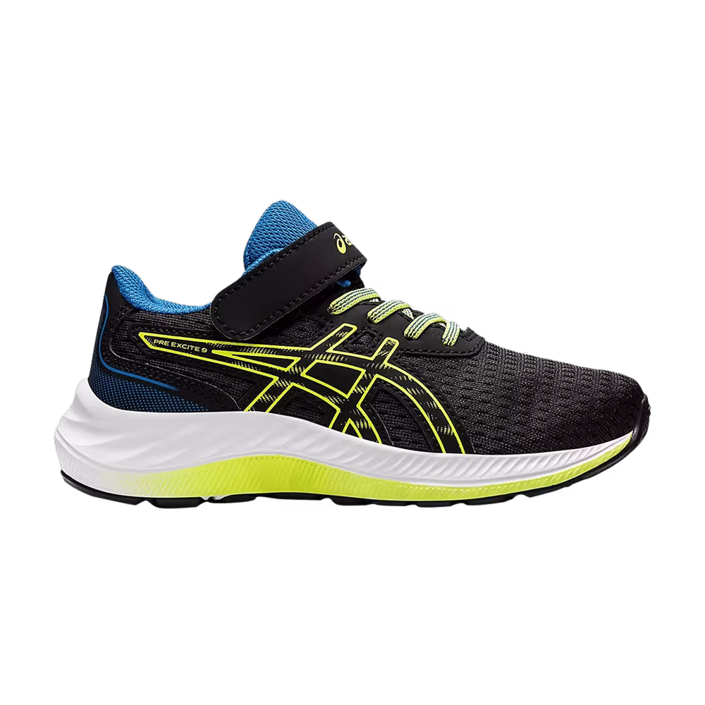Asics Pre Excite 9 PS Black Hazard Green