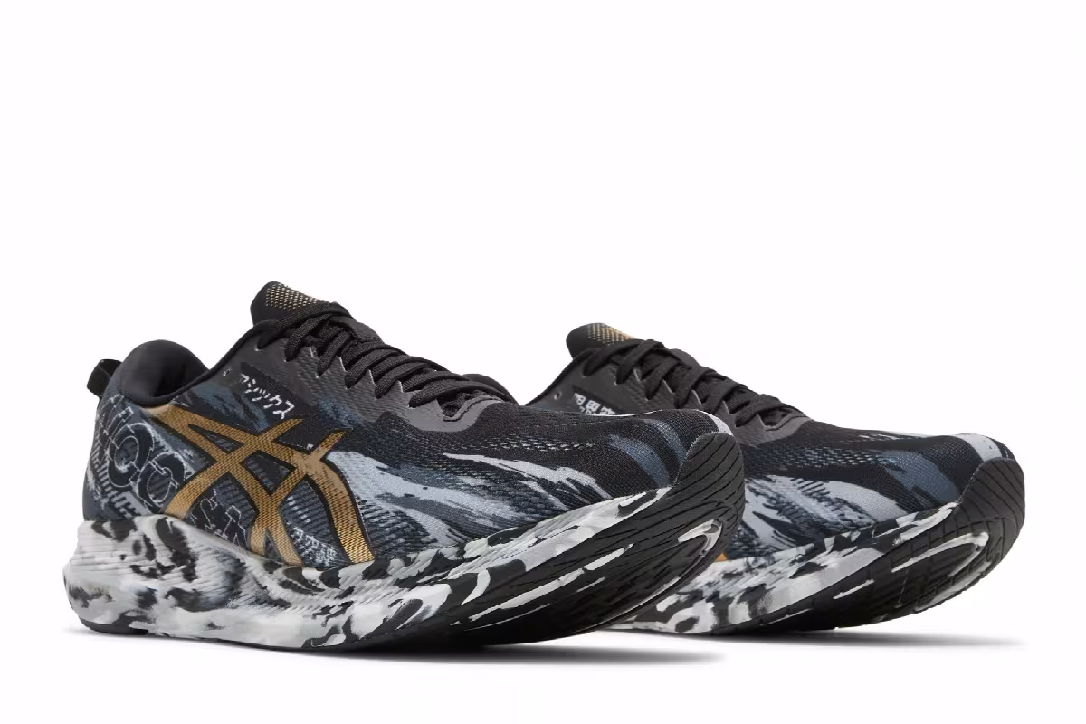 Asics Noosa Tri 13 Black Pure Gold, view 9
