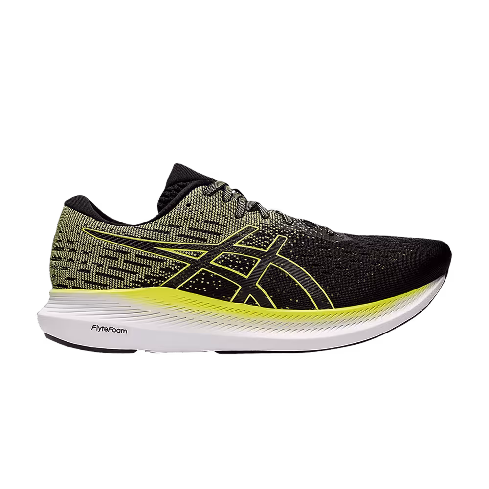 Asics EvoRide 2 2E Wide Black Glow Yellow