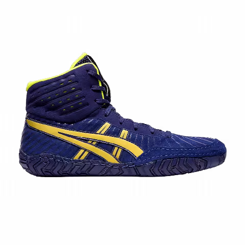 Asics Aggressor 4 'Drive Blue Rich Gold'