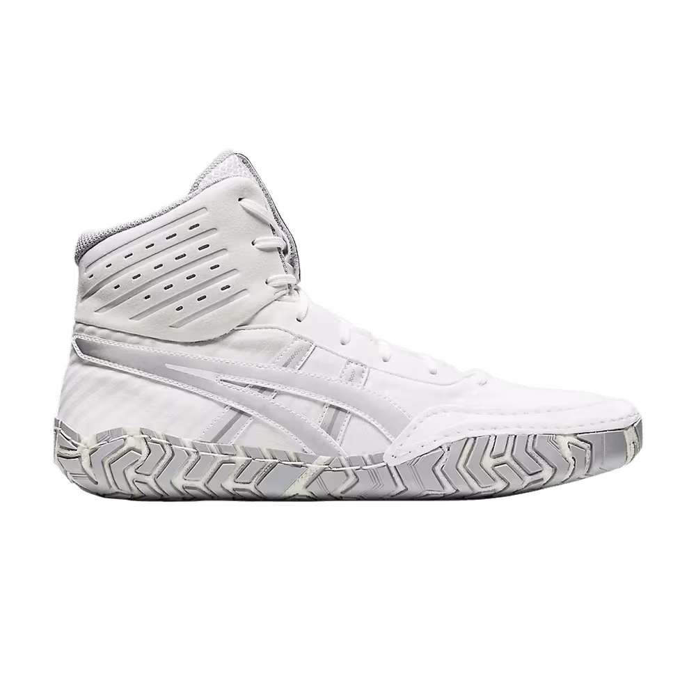 Asics Aggressor 4 White Pure Silver