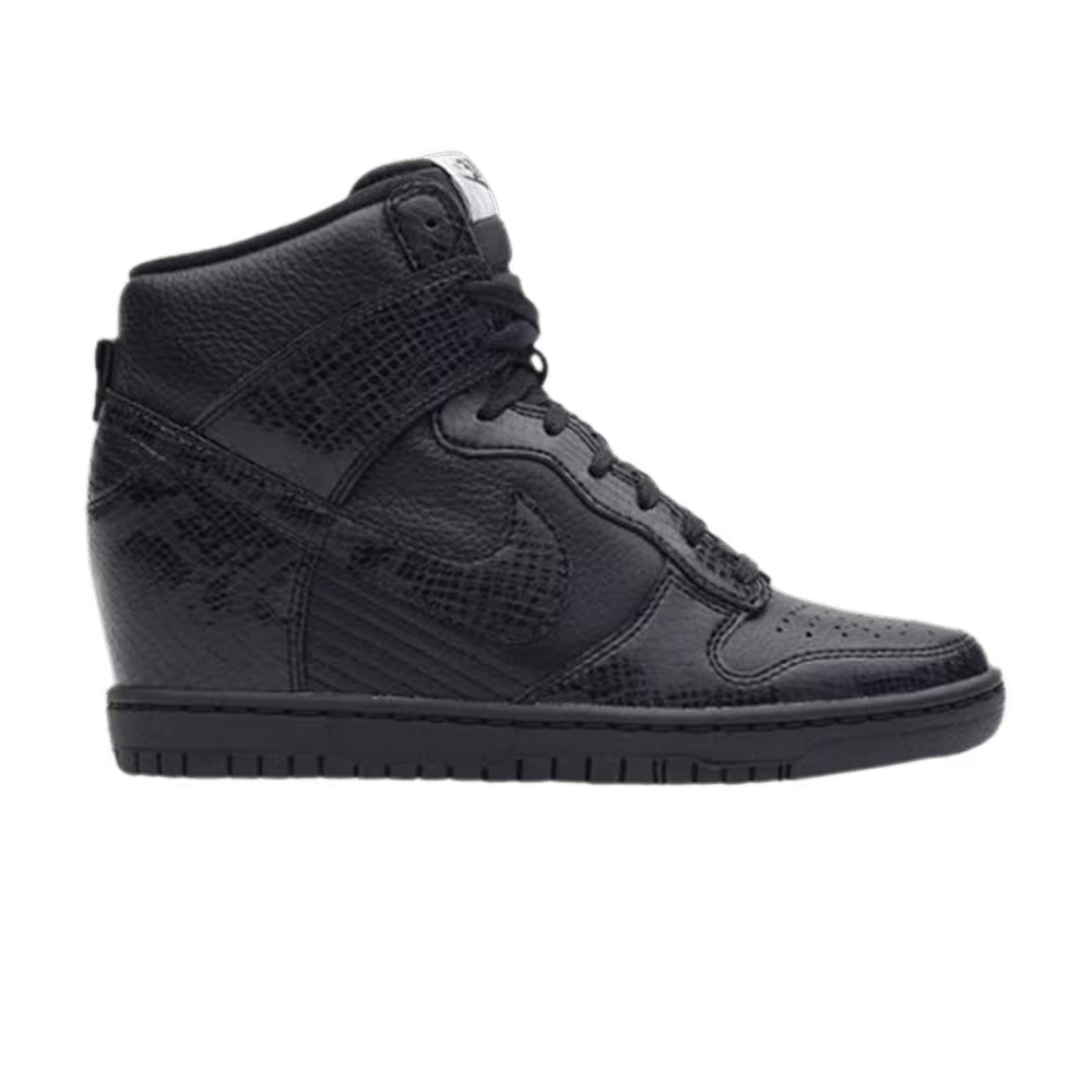 Nike Women's Dunk Sky High Black Snakeskin