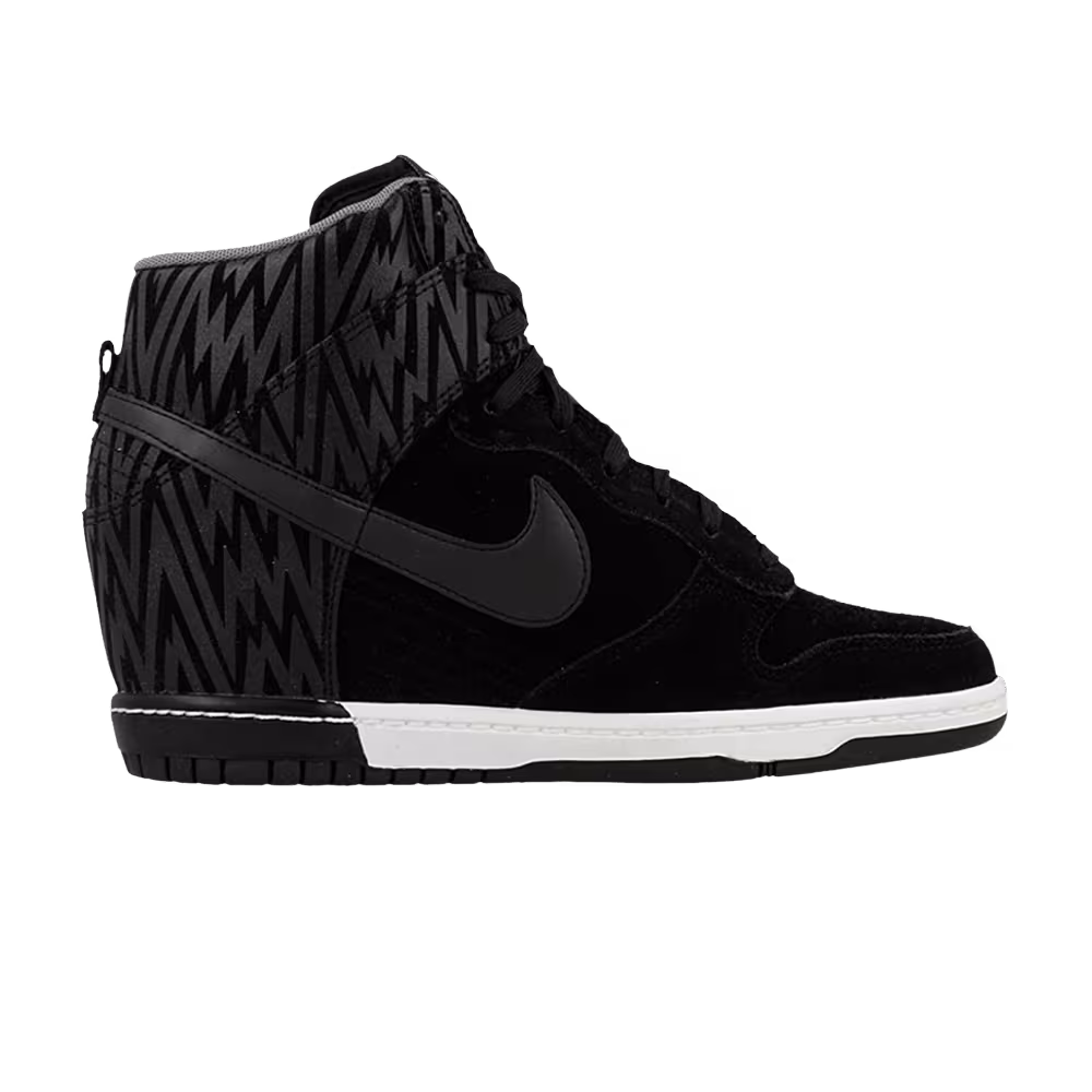 Nike Women's Dunk Sky High Print Black