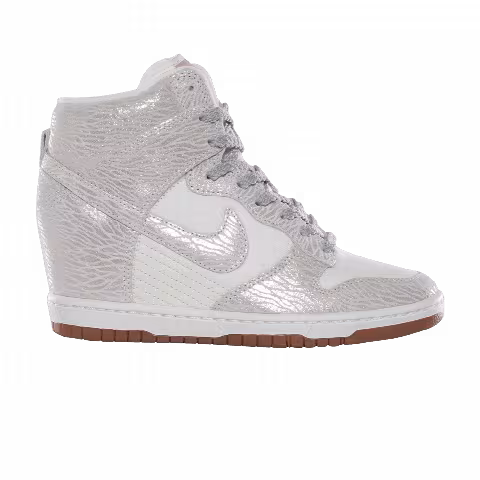 Nike Wmns Dunk Sky High Vintage 'Sail Metallic Silver'