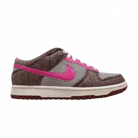 Nike Wmns Dunk Low NKE 'Plaid - Granite Pinkfire'