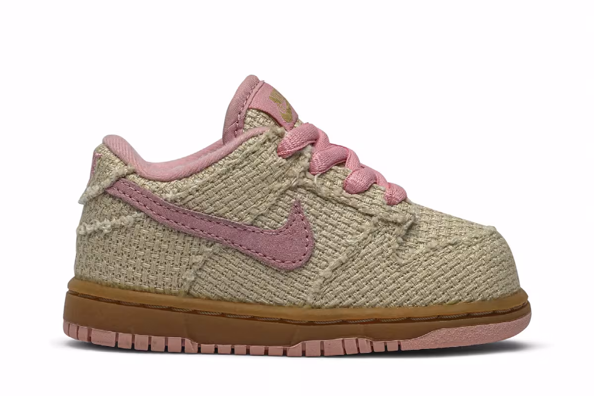 Nike Baby Dunk Pink Hemp, view 2