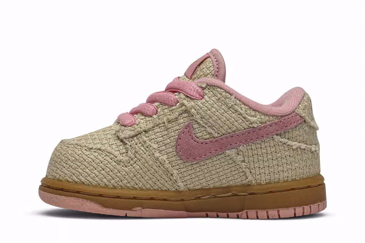 Nike Baby Dunk Pink Hemp, view 4