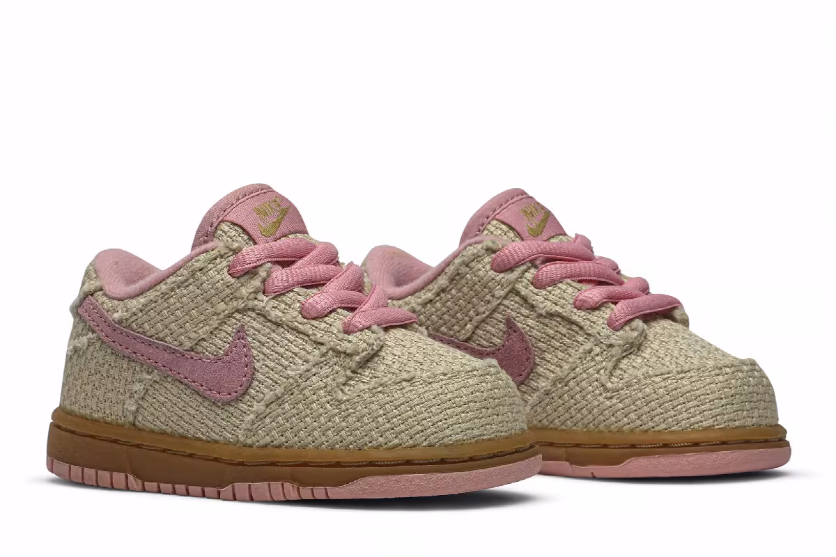 Nike Baby Dunk Pink Hemp, view 9