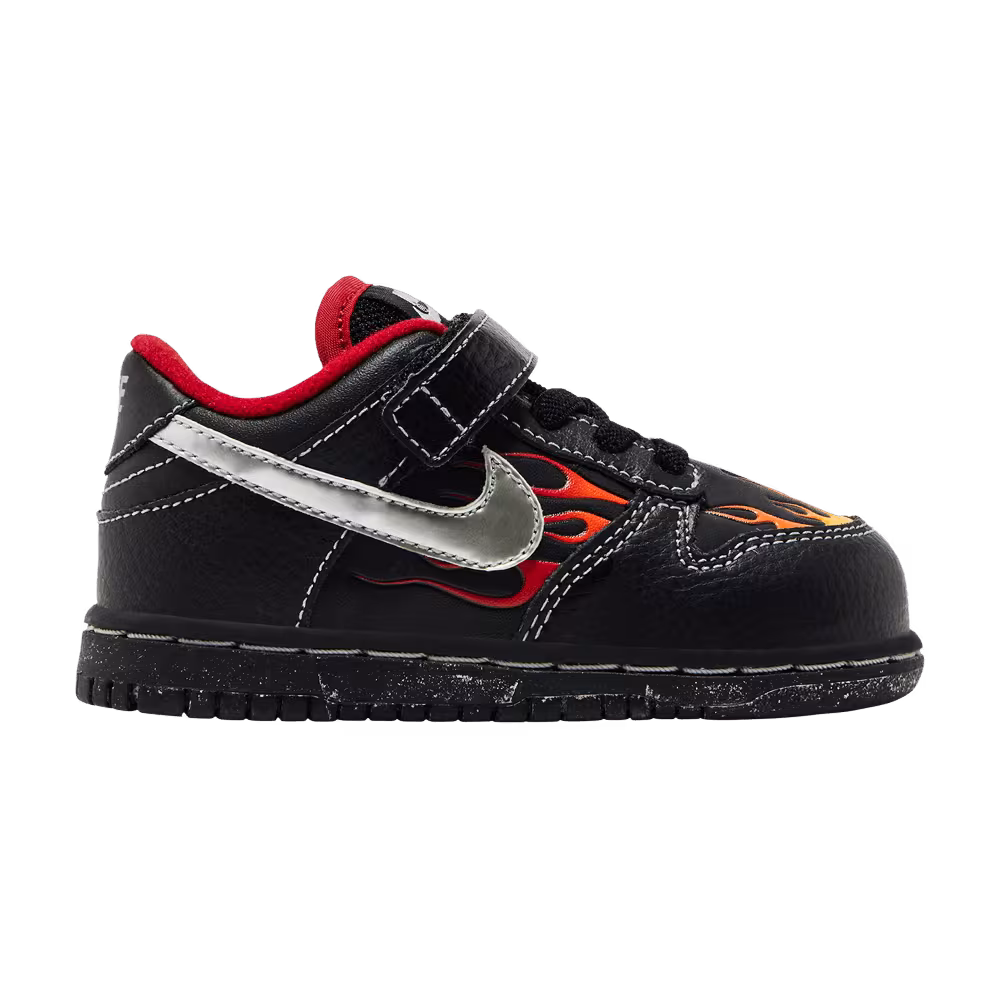 Nike Dunk Low ND TD Flames - Black