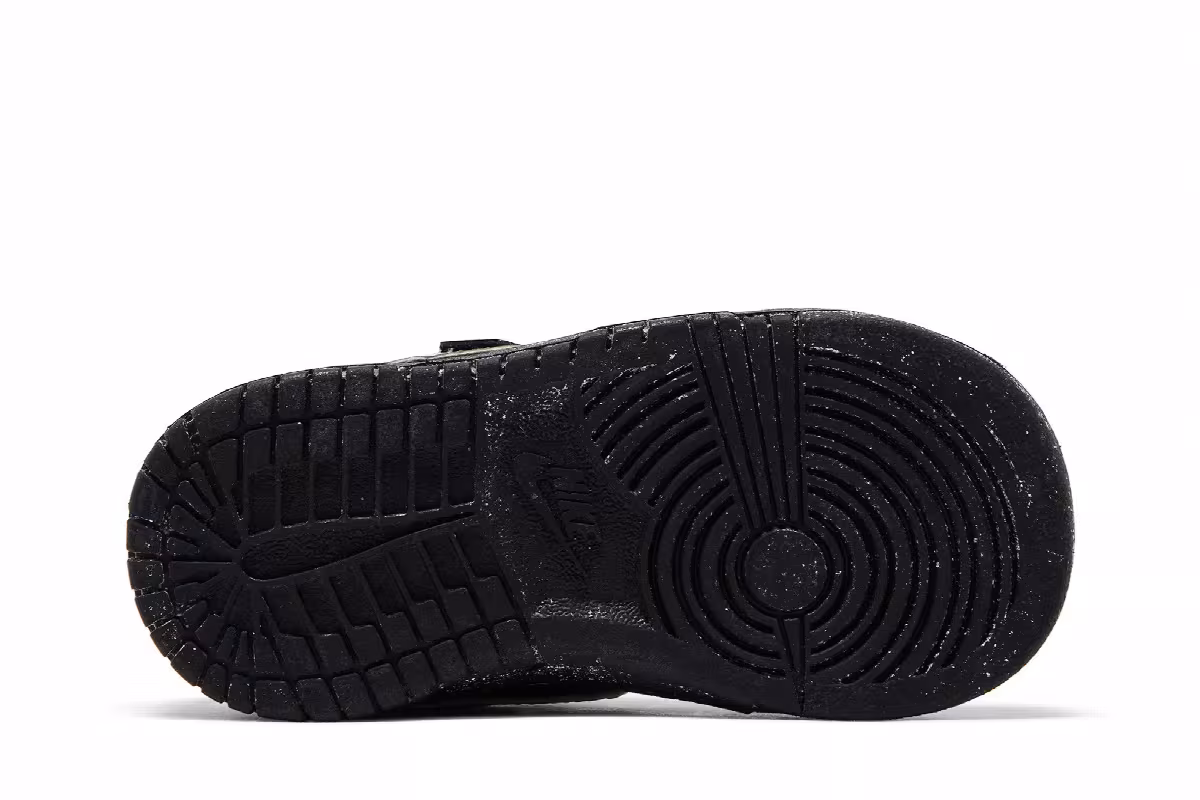 Nike Dunk Low ND TD Flames - Black, view 5