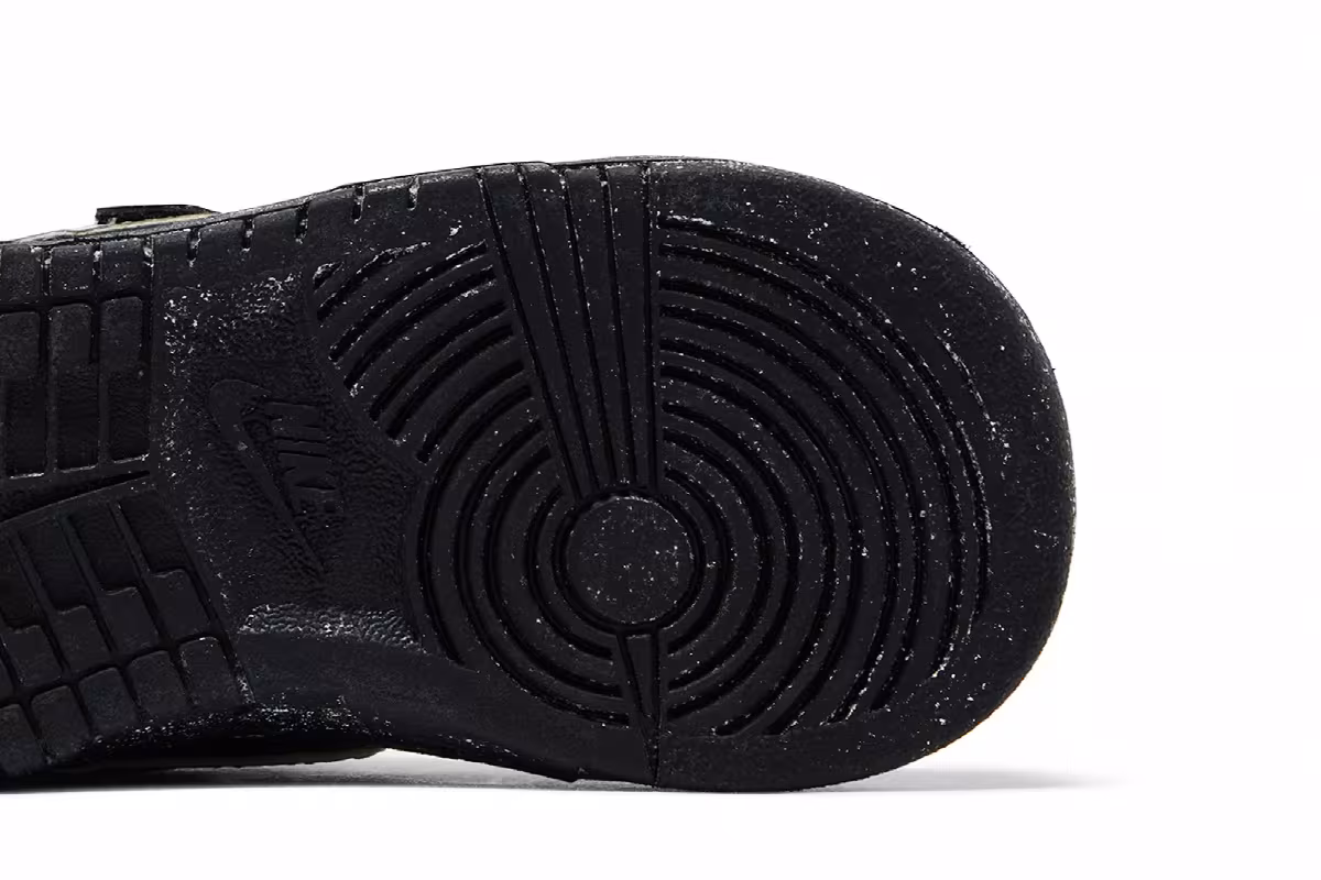 Nike Dunk Low ND TD Flames - Black, view 6
