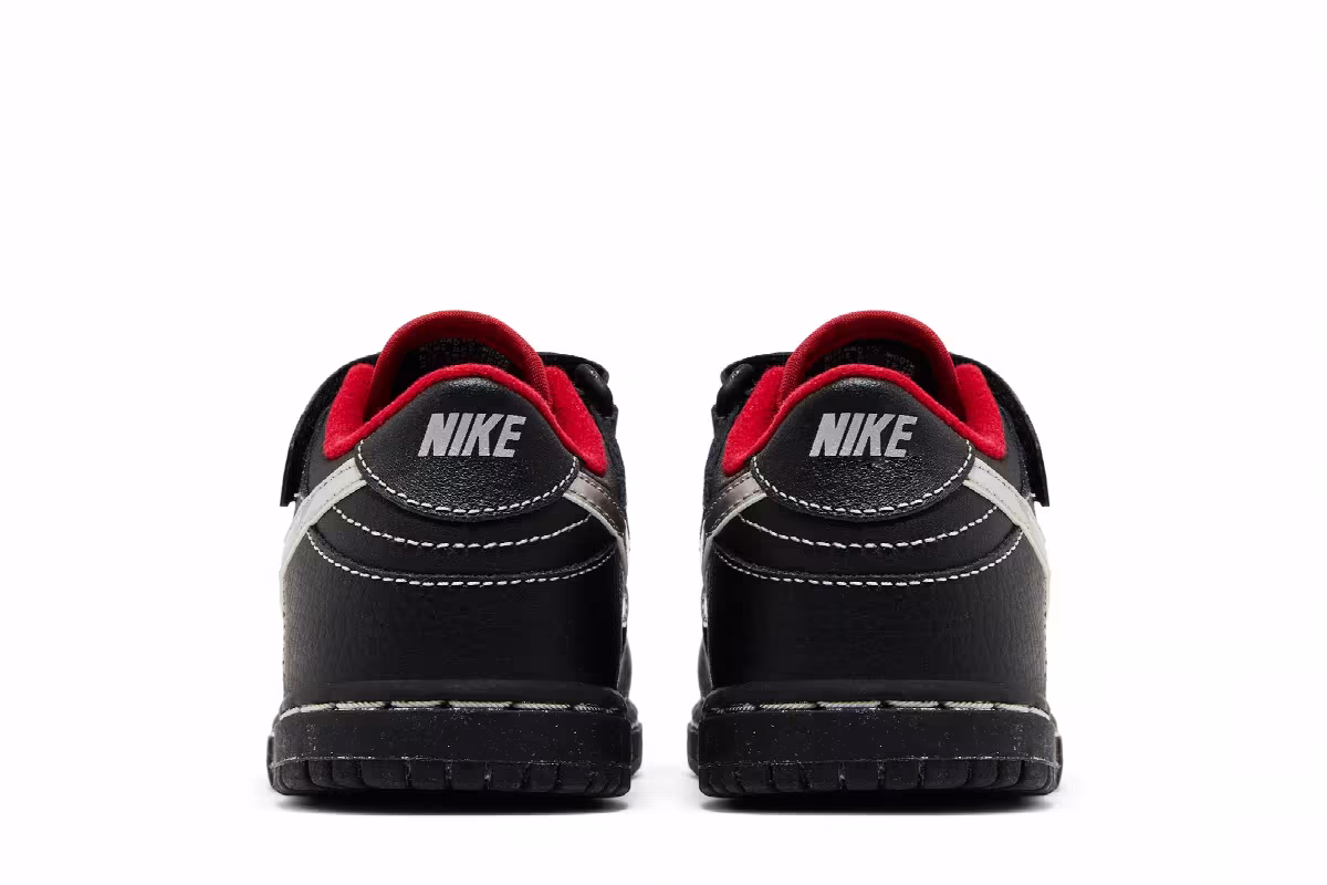 Nike Dunk Low ND TD Flames - Black, view 7