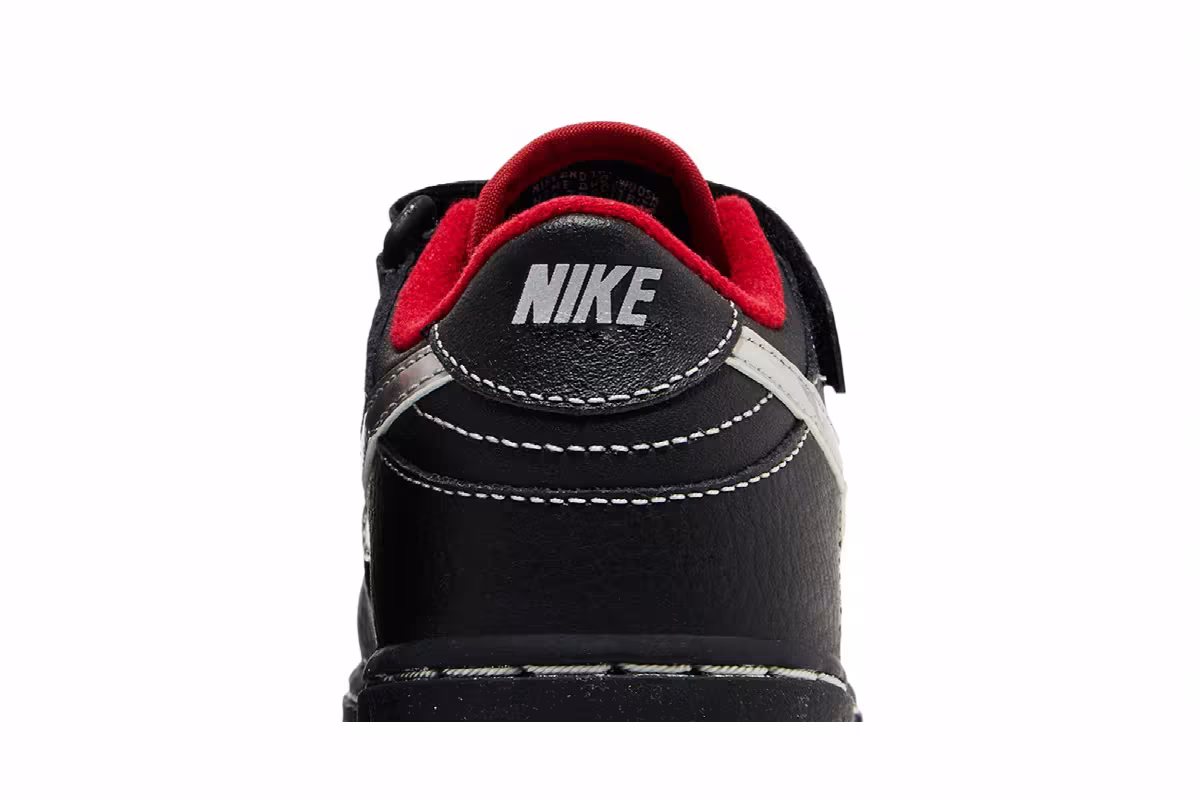 Nike Dunk Low ND TD Flames - Black, view 8