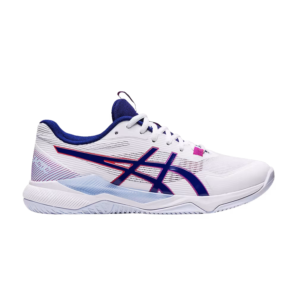 Asics Women's Gel Tactic White Dive Blue